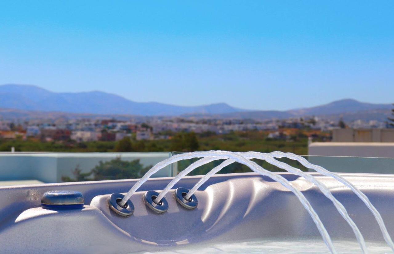 Beach Apartment Thalia With Hot Tub And Sea View Agios Prokopios  Exteriér fotografie