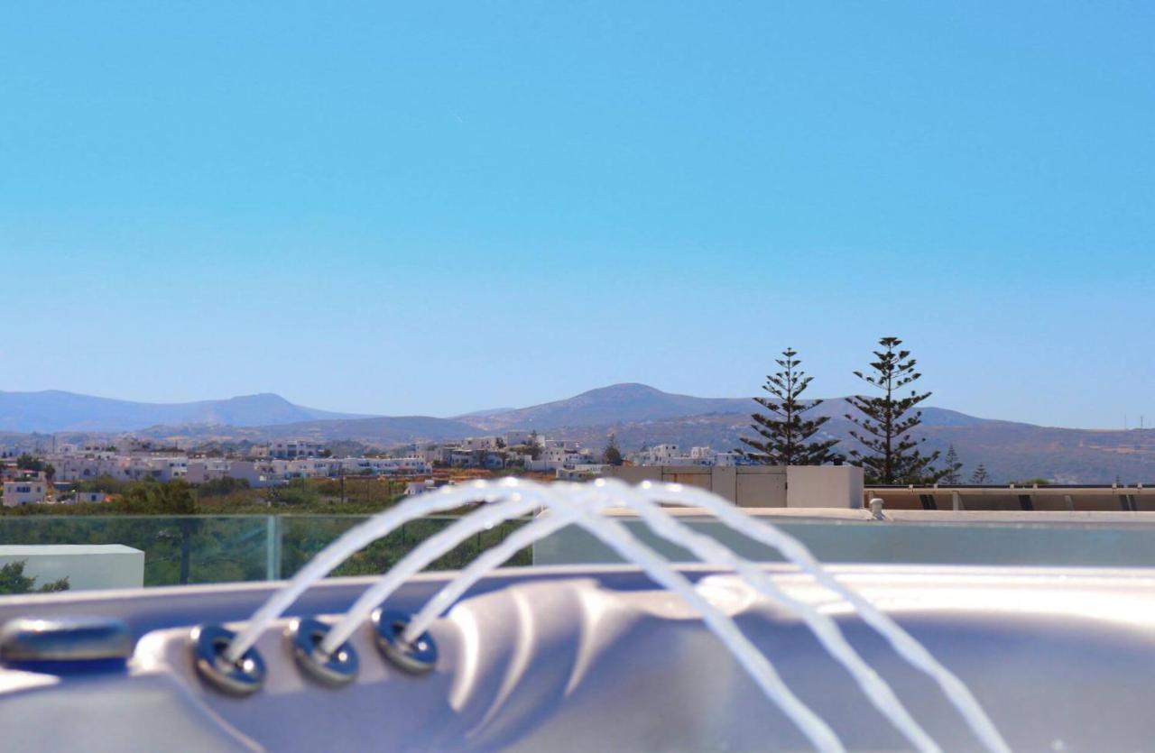 Beach Apartment Thalia With Hot Tub And Sea View Agios Prokopios  Exteriér fotografie